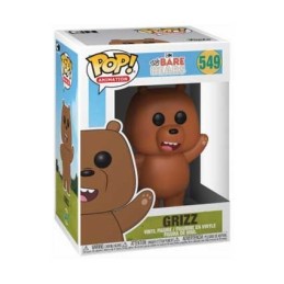 Figurine Pop! Cartoons We Bare Bears Grizzly (Rare) Funko Pop Suisse