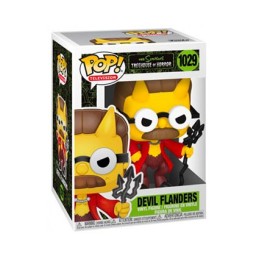 Figurine BOÎTE ENDOMMAGÉE Pop! Les Simpson Devil Flanders Funko Pop Suisse