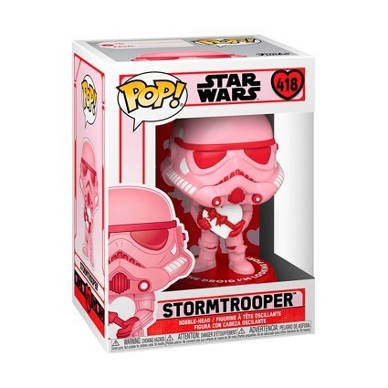 Figurine Pop! Star Wars Valentines Stormtrooper avec Coeur Funko Pop Suisse