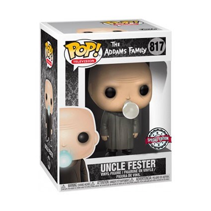 Figurine Pop! Addams Family Fester avec Lightbulb Edition Limitée Funko Pop Suisse