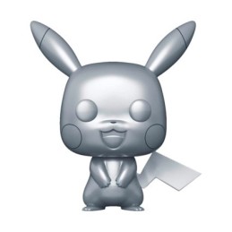 Figurine Pop! Métallique Pokemon Silver Pikachu 25ème Anniversaire Edition Limitée Funko Pop Suisse