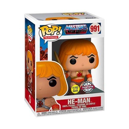 Figurine Pop! Phosphorescent Les Maîtres de l'univers Musclor Edition Limitée Funko Pop Suisse