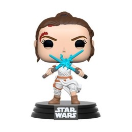 Figurine Pop! Star Wars Rey avec Deux Sabres Bleu Funko Pop Suisse