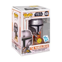 Figurine Pop! Phosphorescent Star Wars The Mandalorian Flying Edition Limitée Funko Pop Suisse