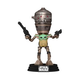 Figurine Pop! et T-shirt Star Wars Le Mandalorian IG-11 avec l'Enfant (Grogu) Edition Limitée Funko Pop Suisse