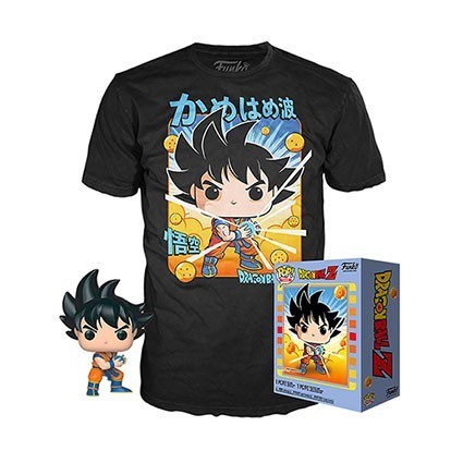 Figur Pop! and T-shirt Dragon Ball Goku (Kamehameha) Limited Edition Funko Pop Switzerland