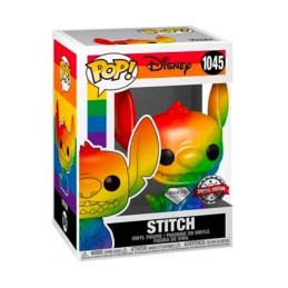 Figurine Pop! Diamond Lilo et Stitich Stitch Arc-en-Ciel Edition Limitée Funko Pop Suisse