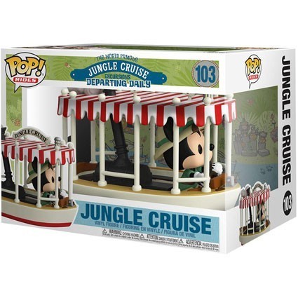 Figurine Pop! 15 cm Rides Jungle Cruise Skipper Mickey avec Bateau Funko Pop Suisse