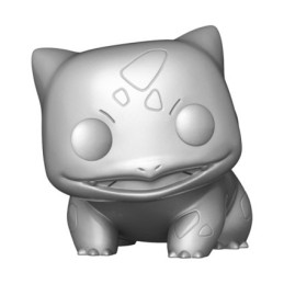 Figurine Pop! Métallique Pokemon Silver Bulbizarre (Bulbasaur) 25ème Anniversaire Edition Limitée Funko Pop Suisse