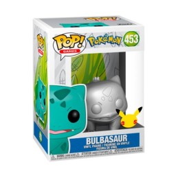 Figurine Pop! Métallique Pokemon Silver Bulbizarre (Bulbasaur) 25ème Anniversaire Edition Limitée Funko Pop Suisse