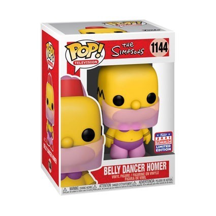 Figurine Pop! SDCC 2021 Les Simpson Homer Belly Dancer Edition Limitée Funko Pop Suisse