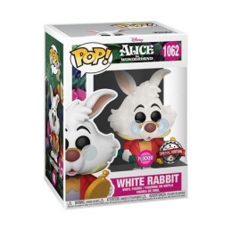 Figuren Pop! Beflockt und T-shirt Alice im Wunderland Weisser Hase Limitierte Auflage Funko Pop Schweiz