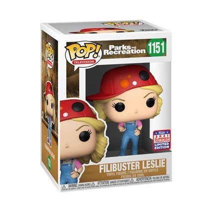 Figur Pop! SDCC 2021 Parks and Recreation Leslie Filibuster Limited Edition Funko Pop Switzerland