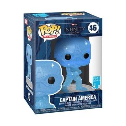 Figurine Pop! Artist Series Infinity Saga Captain America Blue Funko Pop Suisse