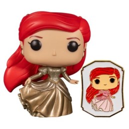 Figur Pop! The Little Mermaid Ariel Ultimate Princess Gold with Pin Limited Edition Funko Pop Switzerland