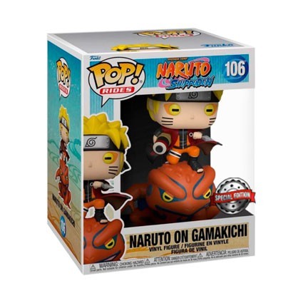 Figurine Pop! Naruto Shippuden Naruto sur Gamakichi Edition Limitée Funko Pop Suisse