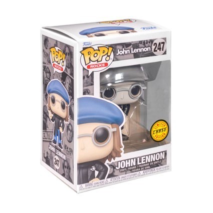 Figurine Pop! Rocks John Lennon in Peacoat Chase Edition Limitée Funko Pop Suisse