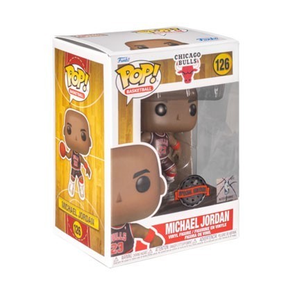 Figurine Pop! Basketball NBA Michael Jordan Chicago Bulls Black Pinstripe Jersey Edition Limitée Funko Pop Suisse