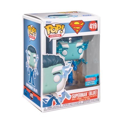 Figuren Pop! ECCC 2021 Superman Blue Limitierte Auflage Funko Pop Schweiz