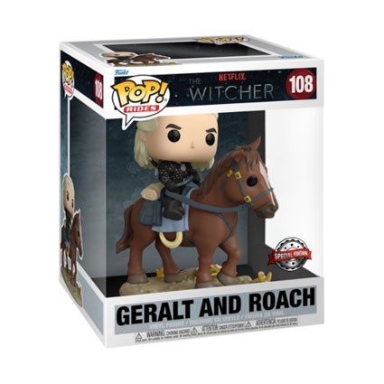 Figur Pop! Rides The Witcher TV Geralt on Roach Limited Edition Funko Pop Switzerland