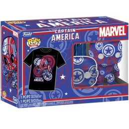 Figurine Pop! et T-shirt Artist Series Captain America Civil War Edition Limitée Funko Pop Suisse