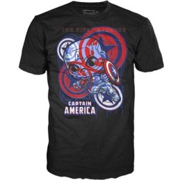 Figur Pop! T-shirt Artist Series Captain America Civil War Limited Edition Funko Pop Switzerland