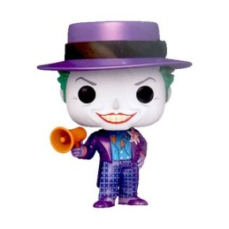 Figurine Pop! Métallique et T-shirt DC Comics Batman 89 Joker avec Megaphone Edition Limitée Funko Pop Suisse