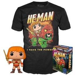 Figurine Pop! Phosphorescent et T-shirt Les Maîtres de l'Univers Musclor Edition Limitée Funko Pop Suisse