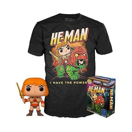 Figurine Pop! Phosphorescent et T-shirt Les Maîtres de l'Univers Musclor Edition Limitée Funko Pop Suisse