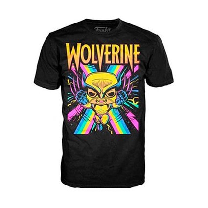 Figuren Pop! T-shirt Marvel Blacklight Wolverine Limitierte Auflage Funko Pop Schweiz