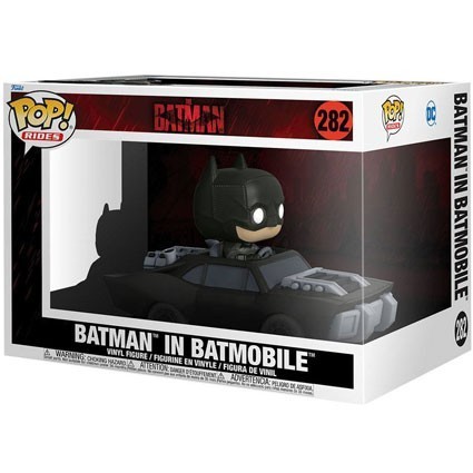 Figurine Pop! 15 cm Rides Super Deluxe Batman dans la Batmobile Funko Pop Suisse