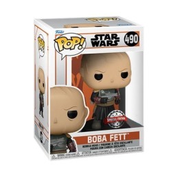 Figurine Pop! Star Wars The Mandalorian Boba Fett Unmasked Edition Limitée Funko Pop Suisse