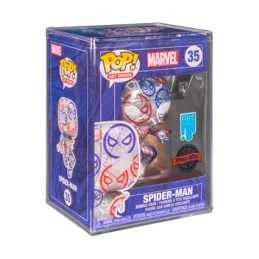 Figurine Pop! Artist Series Spider-Man Patriotic Age avec Boîte de Protection Acrylique Edition Limitée Funko Pop Suisse