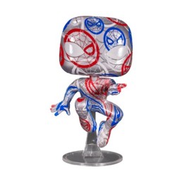 Figurine Pop! Artist Series Spider-Man Patriotic Age avec Boîte de Protection Acrylique Edition Limitée Funko Pop Suisse