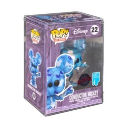 Figurine Pop! Artist Series Mickey Mouse Conductor avec Boîte de Protection Acrylique Edition Limitée Funko Pop Suisse