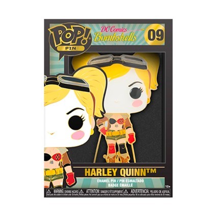 Figuren Pop! Ansteck-Pin DC Bombshells Harley Quinn Funko Pop Schweiz