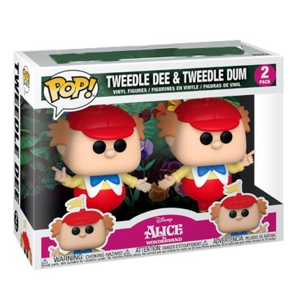 Figurine Pop! Disney Alice au Pays des Merveilles Alice Tweedle Dee et Dum 2-Pack Funko Pop Suisse