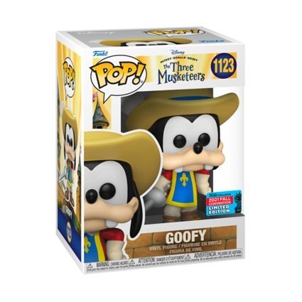 Figur Pop! NYCC 2021 Mickey Donald Goofy The Three Musketeers Goofy Limited Edition Funko Pop Switzerland