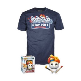 Figur Pop! Glow in the Dark and T-shirt Ghostbusters Afterlife Stay Puft Quality Marshmallows Limited Edition Funko Pop Switz...