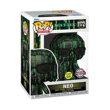 Figurine Pop! Phosphorescent The Matrix Resurrections Neo dans la Matrice Edition Limitée Funko Pop Suisse