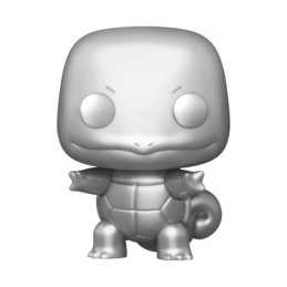 Figurine Pop! Metallique Pokemon Carapuce (Squirtle) Silver Edition Limitée Funko Pop Suisse