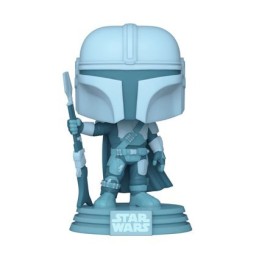 Figurine BOÎTE ENDOMMAGÉE Pop! Phosphorescent Star Wars The Mandalorian Hologram Edition Limitée Funko Pop Suisse