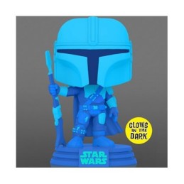 Figuren BESCHÄDIGTE BOX Pop! Phosporeszierend Star Wars The Mandalorian Hologram Limitierte Auflage Funko Pop Schweiz