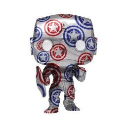 Figurine Pop! Artist Series Captain America avec Boîte de Protection Acrylique Edition Limitée Funko Pop Suisse