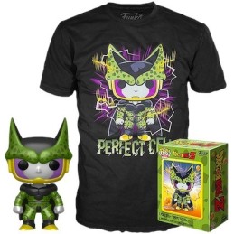 Figurine Pop! Métallique et T-shirt Dragon Ball Z Perfect Cell Edition Limitée Funko Pop Suisse