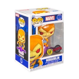 Figurine Pop! Phosphorescent et T-shirt Spider-Man The Animated Series Hobgoblin Edition Limitée Funko Pop Suisse