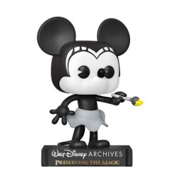 Figurine Pop! Disney Minnie Mouse Plane Crazy Minnie 1928 Funko Pop Suisse