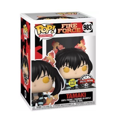 Figurine Pop! Phosphorescent Fire Force Tamaki with Fire Edition Limitée Funko Pop Suisse