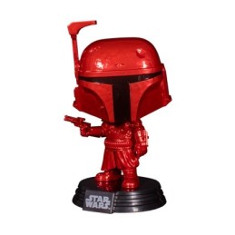 Figurine Pop! Chrome Rouge Star Wars The Book of Boba Fett Boba Fett Rouge Shadow Edition Limitée Funko Pop Suisse