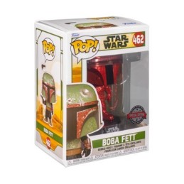 Figurine Pop! Chrome Rouge Star Wars The Book of Boba Fett Boba Fett Rouge Shadow Edition Limitée Funko Pop Suisse